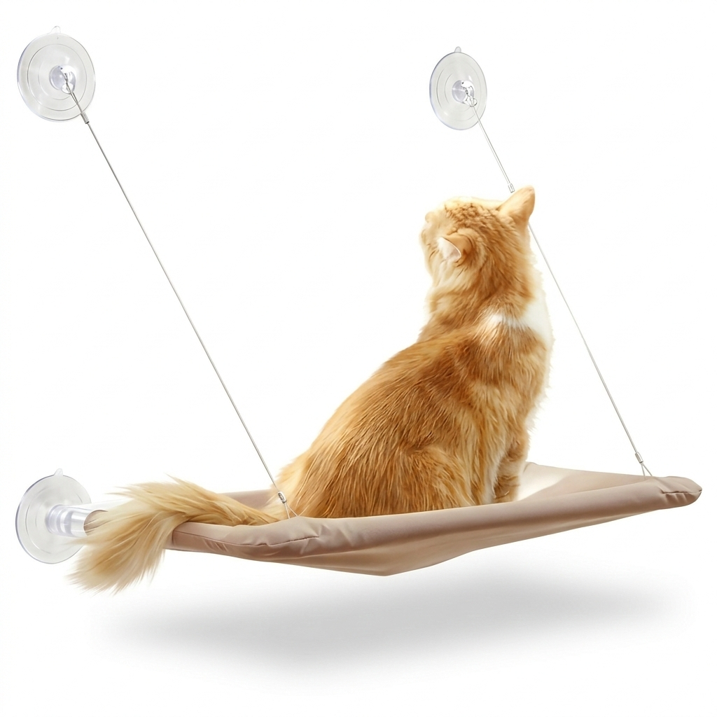 Wall-Mounted Cat Window Hammock