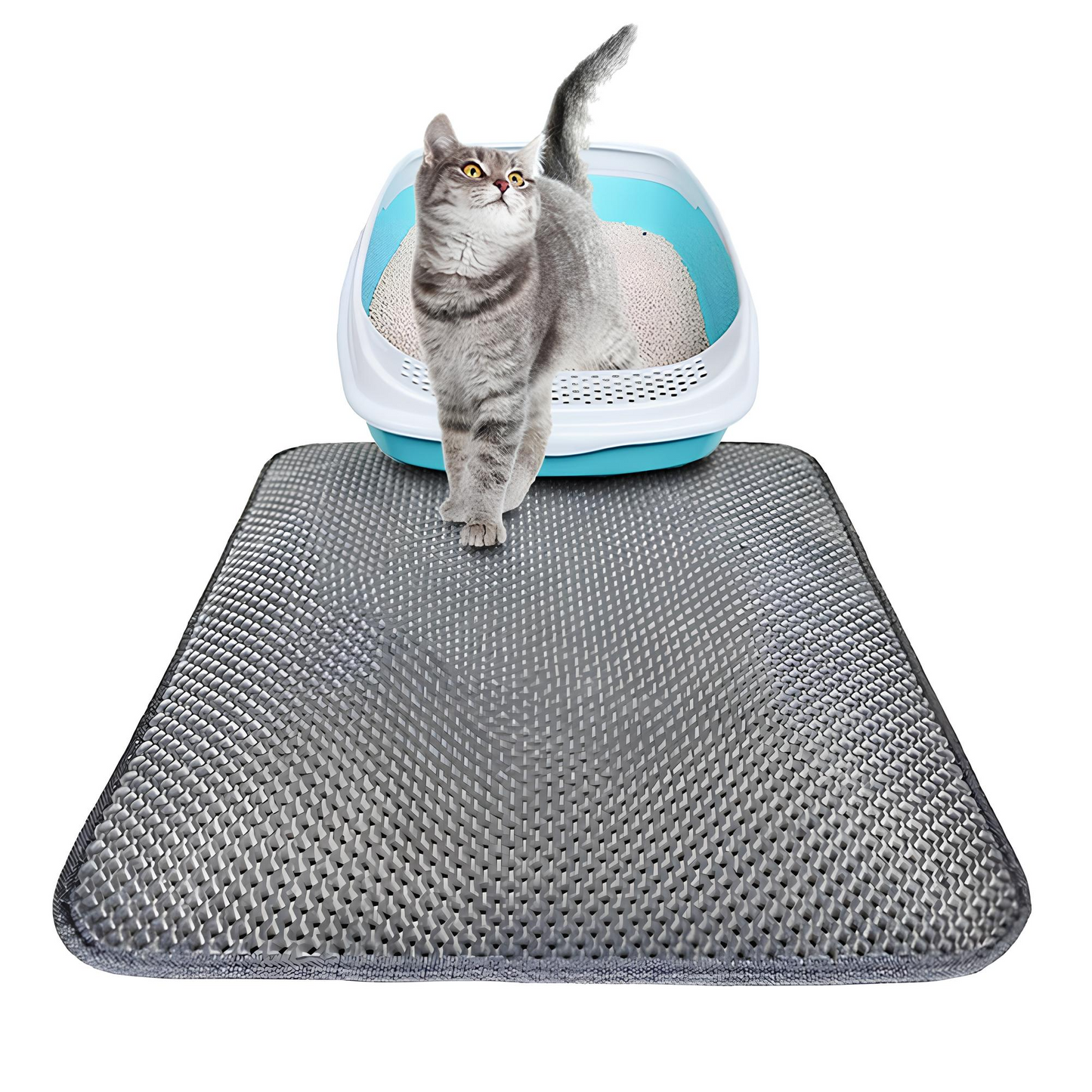 Waterproof Honeycomb Cat Litter Mat