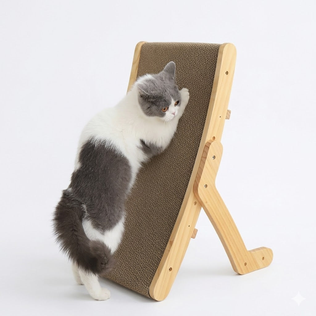 Vertical Corrugated Cat Scratching Bed