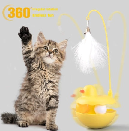 Interactive Duck Stick Cat Toy