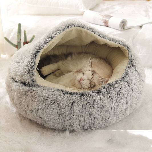 Round Soft Winter Pet Bed