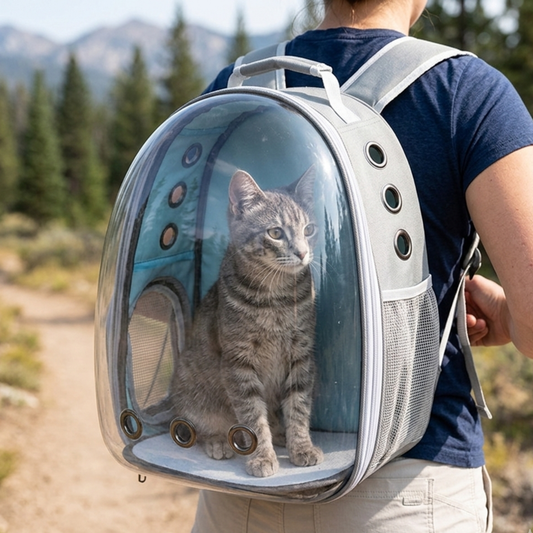 Transparent Cat Backpack Carrier