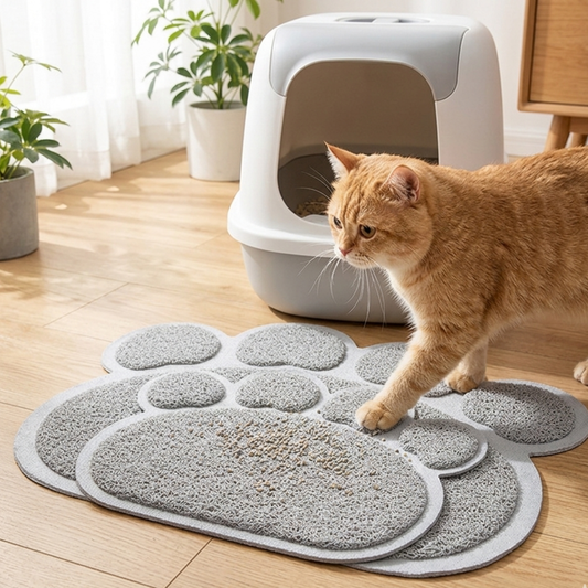 Splash-Proof Cat Litter Floor Mat