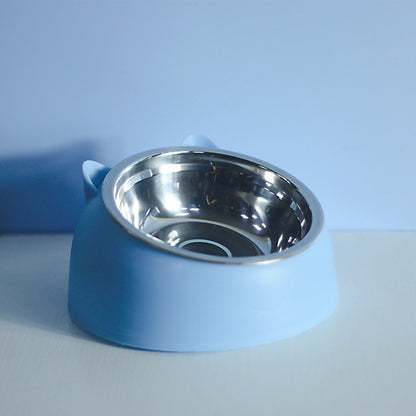 Cervical Support Stainless Steel Pet Bowl