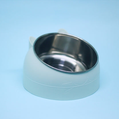 Cervical Support Stainless Steel Pet Bowl