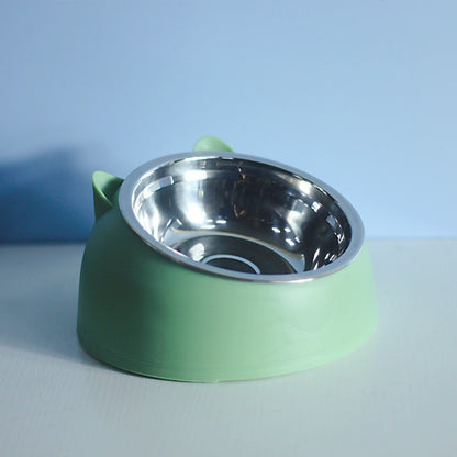 Cervical Support Stainless Steel Pet Bowl