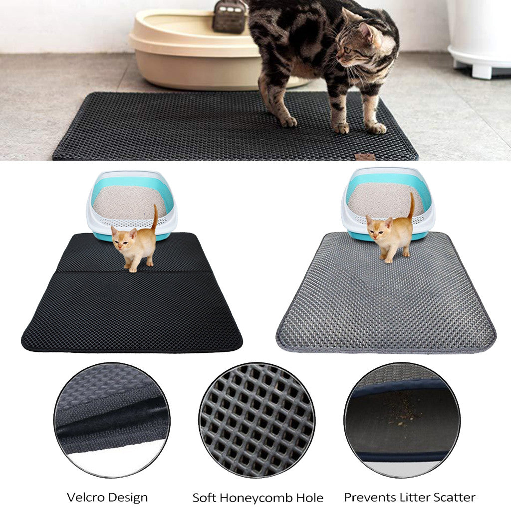 Waterproof Double-Layer Cat Litter Mat