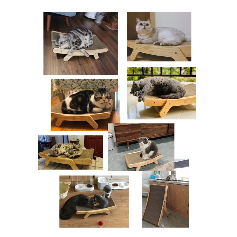 Vertical Corrugated Cat Scratching Bed