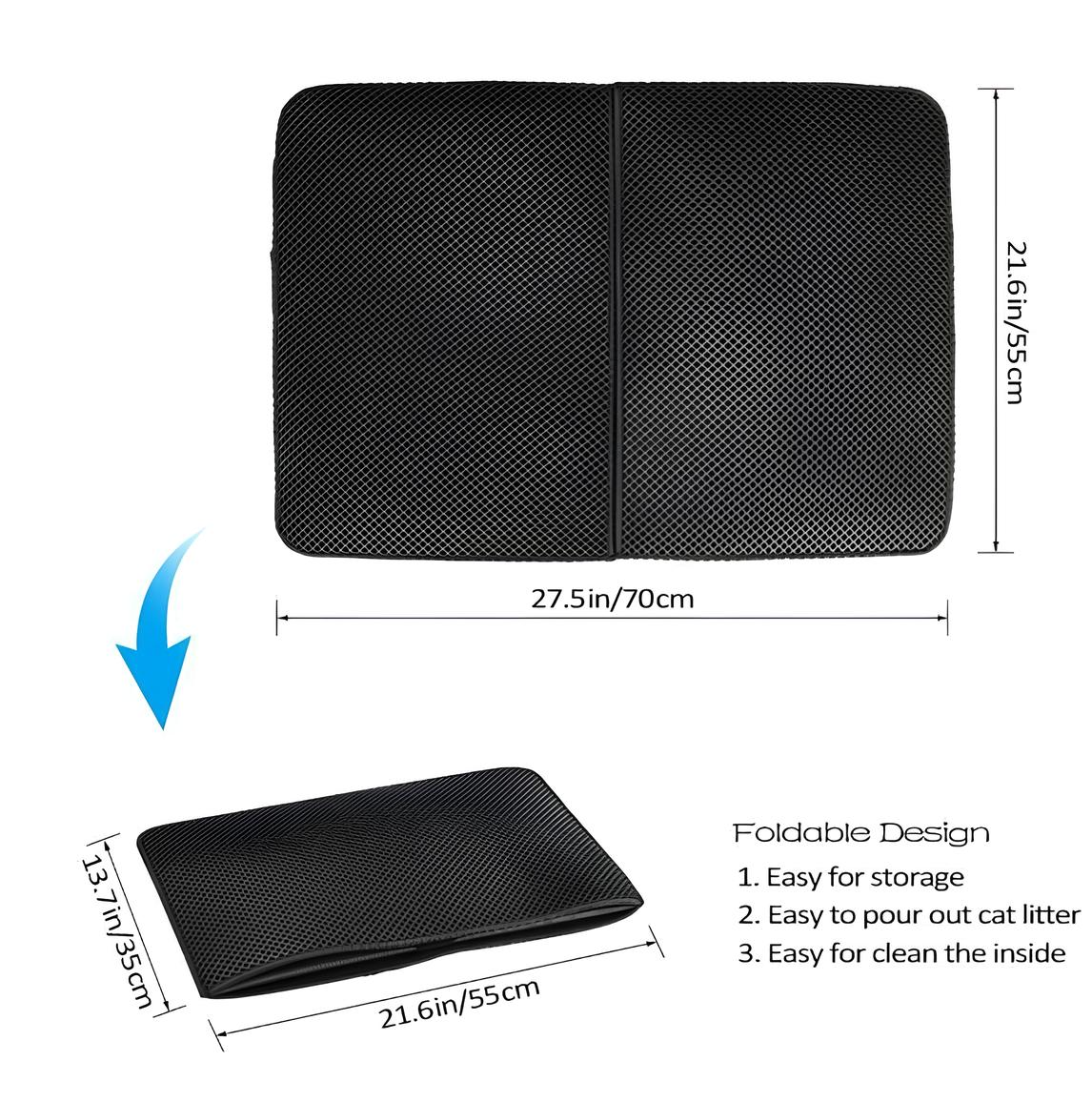 Waterproof Double-Layer Cat Litter Mat