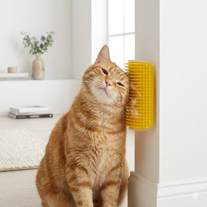 Wall-Mounted Cat Self-Grooming Brush