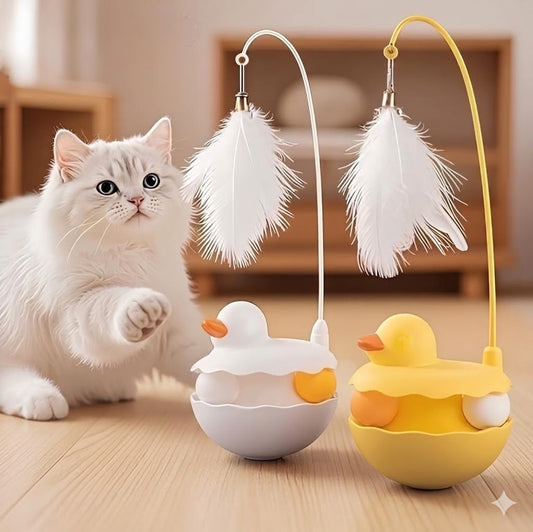 Interactive Duck Stick Cat Toy